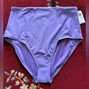 Old Navy High-Waisted Purple Bikini Bottom, Size S